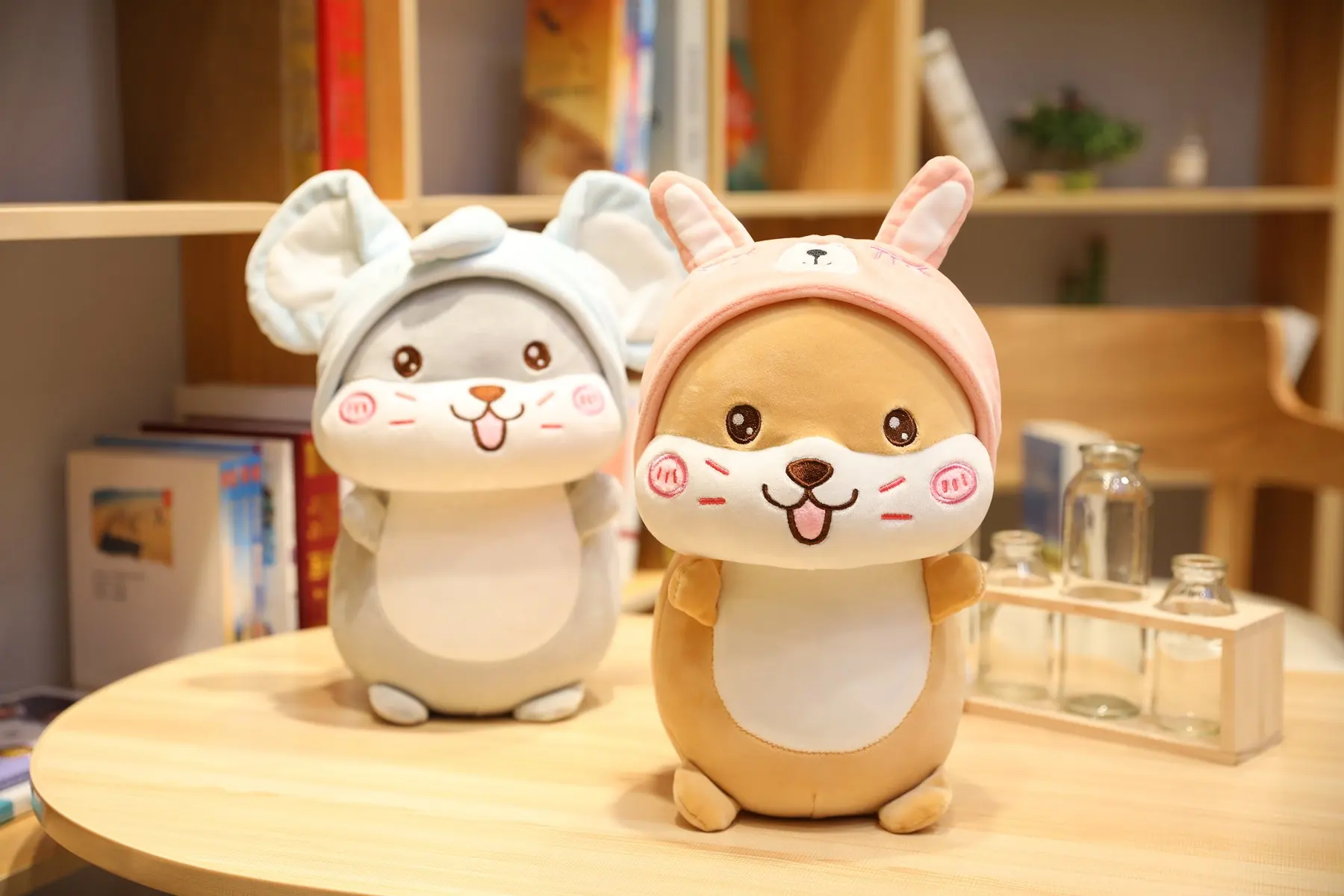 1pc Cute Hamster Mouse Transform Rabbit Elephant Plush Animal Soft Stuffed Hamster Doll High Quality Toy Children's Gifts