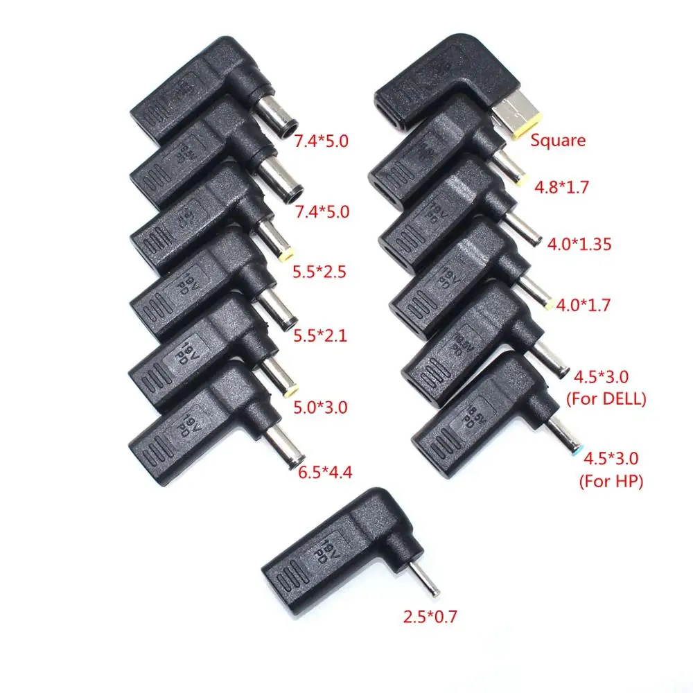 Power Plug Adapter Power Socket Adapter Conversion Plug Plug Conversion Socket Universal Socket Adapter USB Type C Female to Universal Male for Lenovo Hp Dell Asus Acer Notebook Laptop