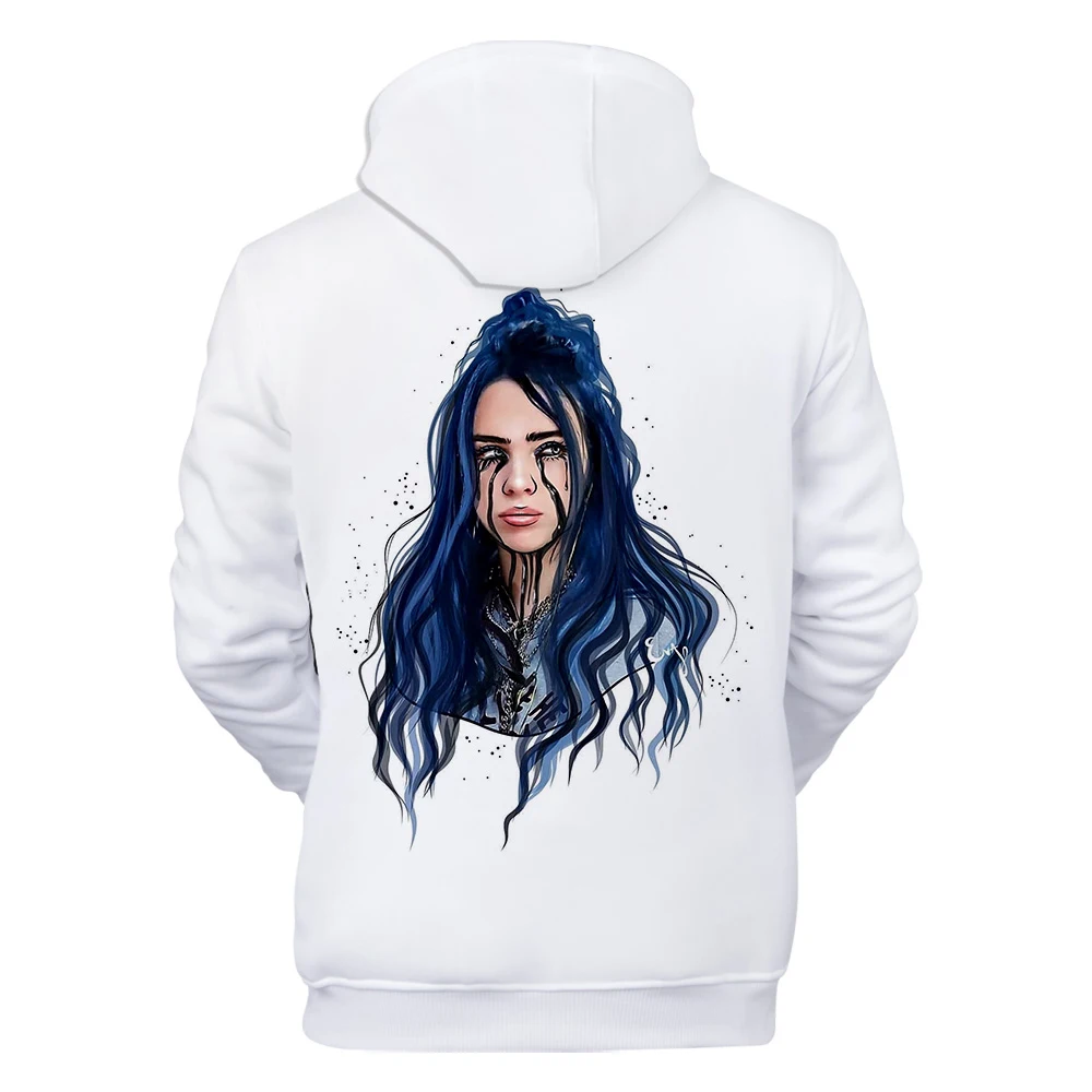Оригинальные толстовки для мужчин и женщин Billie Eilish, толстовка с капюшоном, лидер продаж, осенне-зимняя модная одежда для мальчиков и девочек