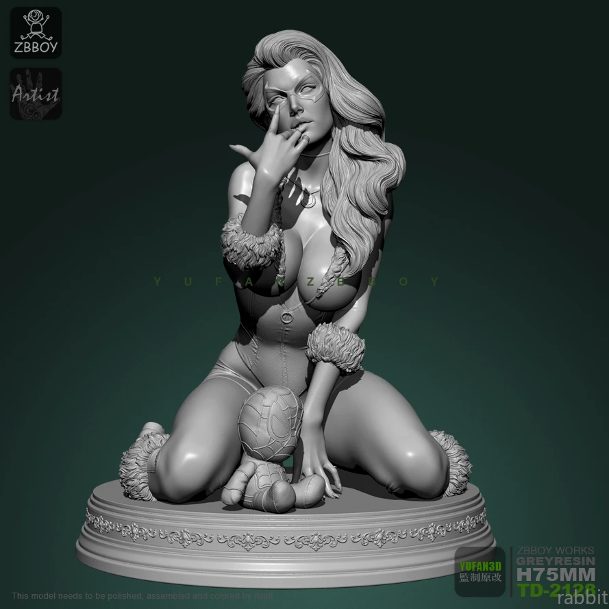 75 Mm Resin Kits Catwoman Resin Model Self Assembled Td 2128 Model Building Kits Aliexpress