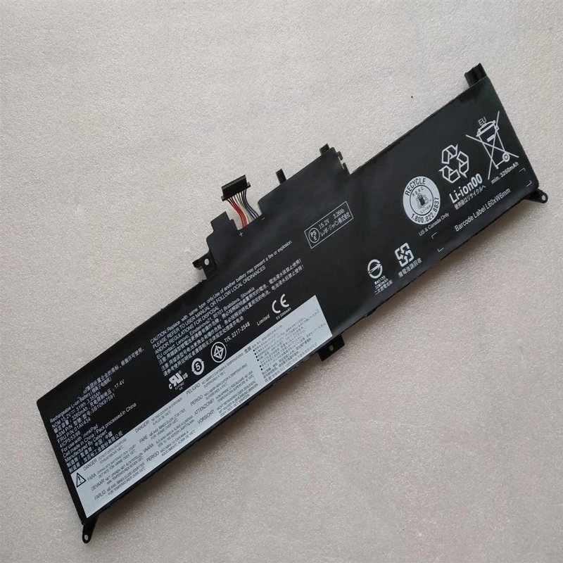 Новый оригинальный аккумулятор 01AV434 01AV433 для ноутбука Lenovo ThinkPad Yoga X260 370 X380 SB10K97589