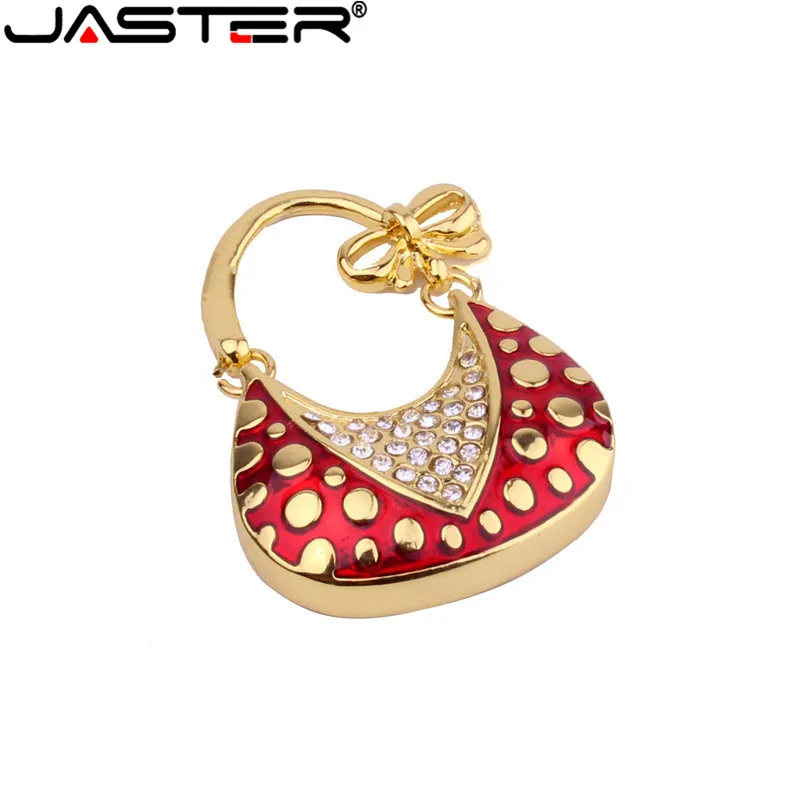 JASTER beauty, милая сумочка с кристаллами, модель, Usb флеш-накопитель, алмазная флешка, 4 ГБ, 8 ГБ, 16 ГБ, 32 ГБ, 64 ГБ, карта памяти, флешка, подарок