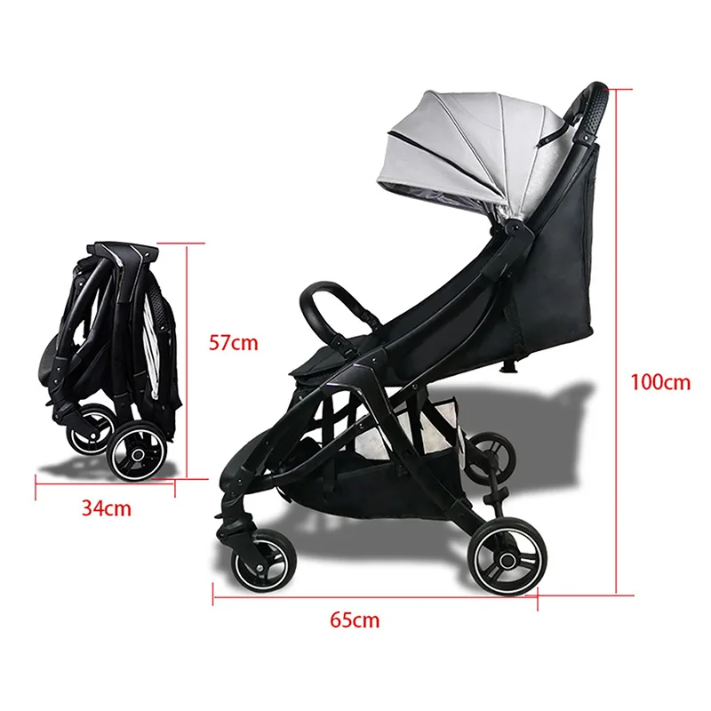 IMBABY быстро складывающаяся детская коляска со съемным навесом, детская коляска, легкая детская коляска, детские автомобильные товары