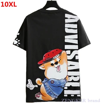 

Trendy brother oversized men's clothing 9XL oversized large size half sleeve 8X plus size short sleeve t-shirt 10XL