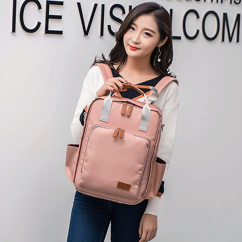 

2019 Summer New Style Shoulder WOMEN'S Bag Korean-style Fashion Multi-functional Mummy Backpack Schoolbag