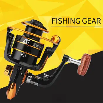 

Practical All-metal Fishing Line Spool Lure Fishing Rock Fishing Spinning Reel 4.7/5.2:1 Fishing Accessories Reel Supplies