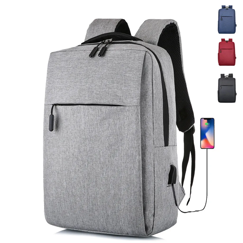 

Men Womens Waterproof Outdoor USB Backpack Notebook Travel School Computer Bag