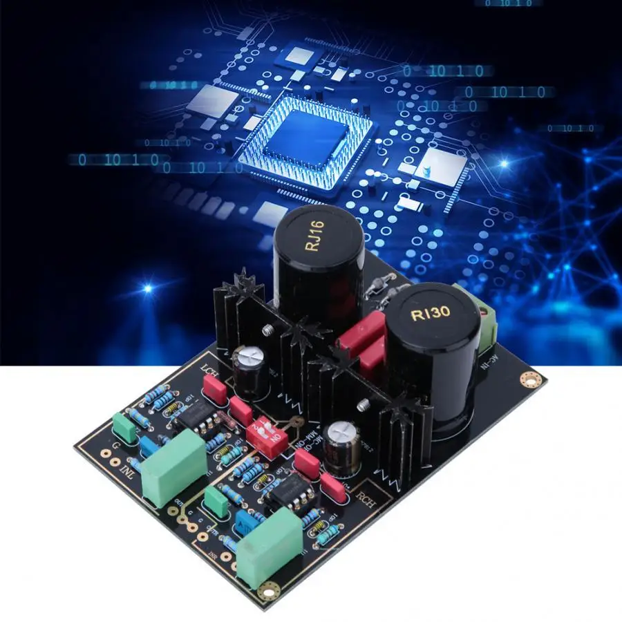 Мультиметр зонд Аудио двойной цепи мм/MC Phono Stage HIFI Amp готовой усилитель доска Phono Stage Amp