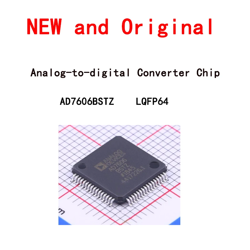 AD7606BSTZ Analogtodigital Converter ChipADC LQFP64 8channel New