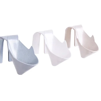 

Wall Mount Soap Dish Soap Holder Hanging Bathroom Shower Soap Dish Shower Plates Soap Storage Drain Plastic Soap Tray Rack