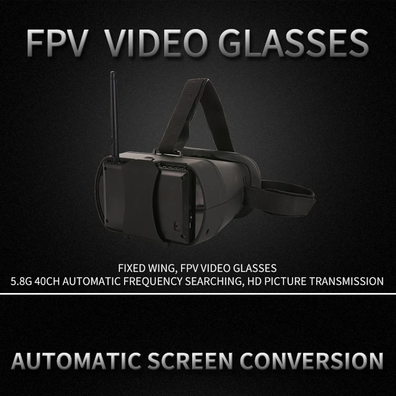 4.3 Inch 5.8G FPV Monitor Video Glasses Map Camera Receiving Screen Drone Accessories LCD VR Goggles