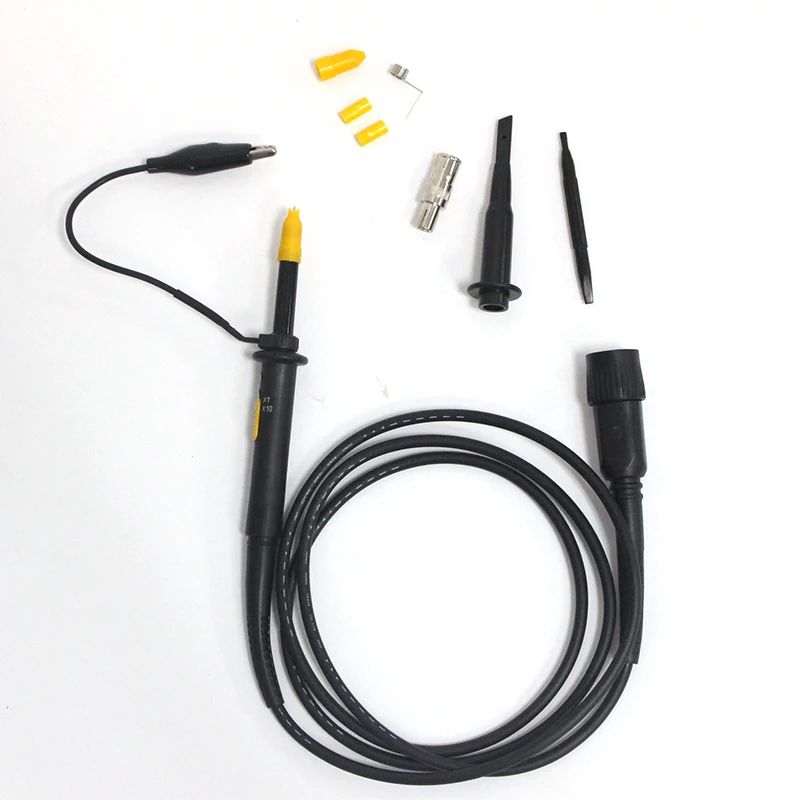 Цифровой Пробник осциллографа X1 X10 DC-100Mhz 600V Osciloscopio тестовые зонды для Tektronix HP PK8200