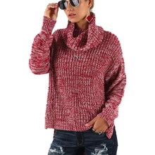*#Best Price Irregular Hem Turtleneck Women Knitted Sweaters Loose Autumn Winter Female Pullover Jumpers Streetwear Ladies Sweaters 2019 *#Best Price Irregular Hem Turtleneck Women Knitted Sweaters Loose Autumn Winter Female Pullover Jumpers Streetwear Ladies Sweaters 2019