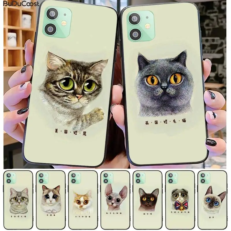 Милый чехол с различными котятами для Iphone 11 Pro11 Pro Max X XS XR MAX 8plus 7 6S plus 5s Se 7plus |