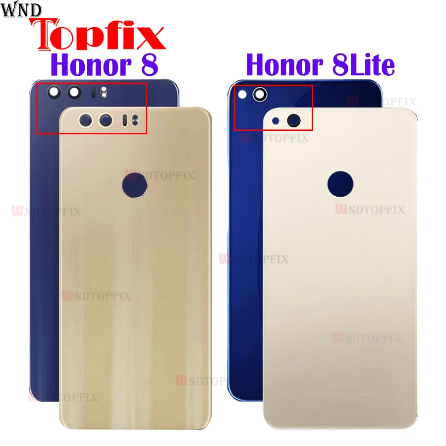 New Huawei honor 8 Lite Back Battery Cover Door Rear Glass Housing Case 5.2 ” For honor 8 Battery Cover Honor 8 Housing|Mobile Phone Housings & Frames| - AliExpress
