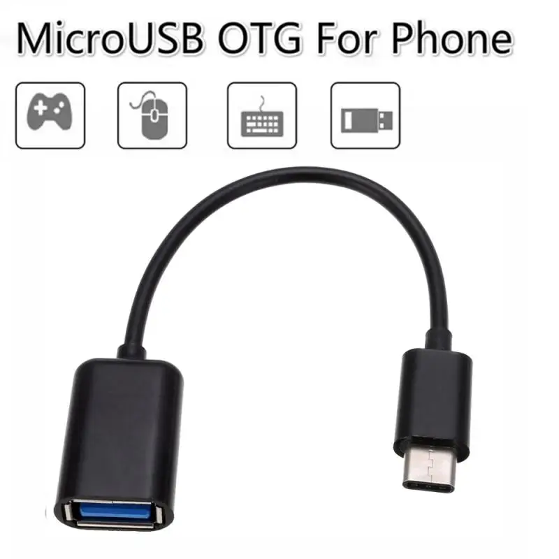 Переходник с USB C на кабель Type OTG папа 3 0 A мама Кабель-адаптер для Huawei P30 Xiaomi Samsung S9