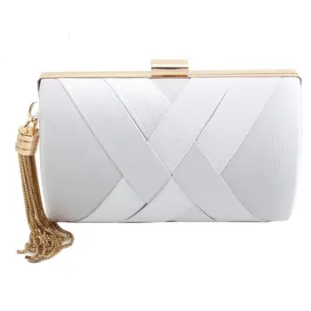 

drop shipping clutch bag luxury handbags women bags designer bolsa feminina white pink red green purple silver gold black gray