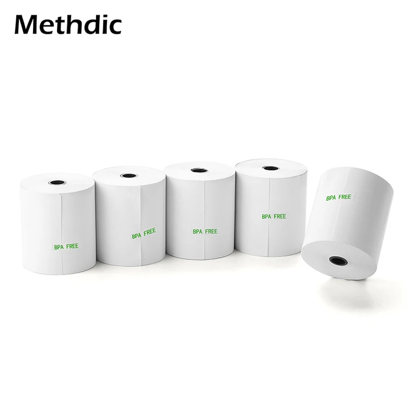 

5rolls Thermal Paper Rolls 80X80mm Cash Register Till Roll printer thermal paper Cash Register Paper