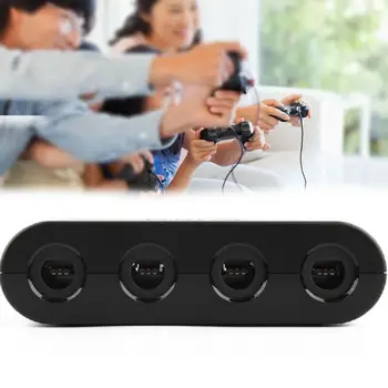 

3 In 1 4 Port Game Console Home Mini NGC To Wii U Durable Adapter Bedroom For Switch USB PC Gamecube Controller Converter