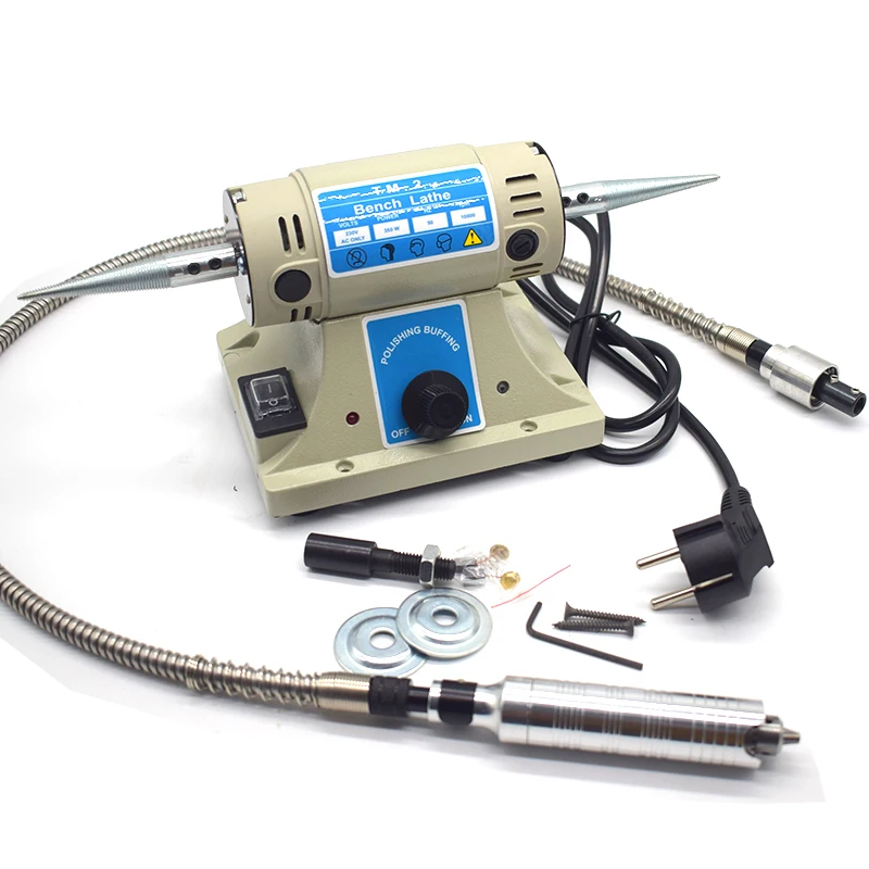 

Jewelry Metal Polisher Mini Desktop Grinding Machine Polishing Carving all-in-one
