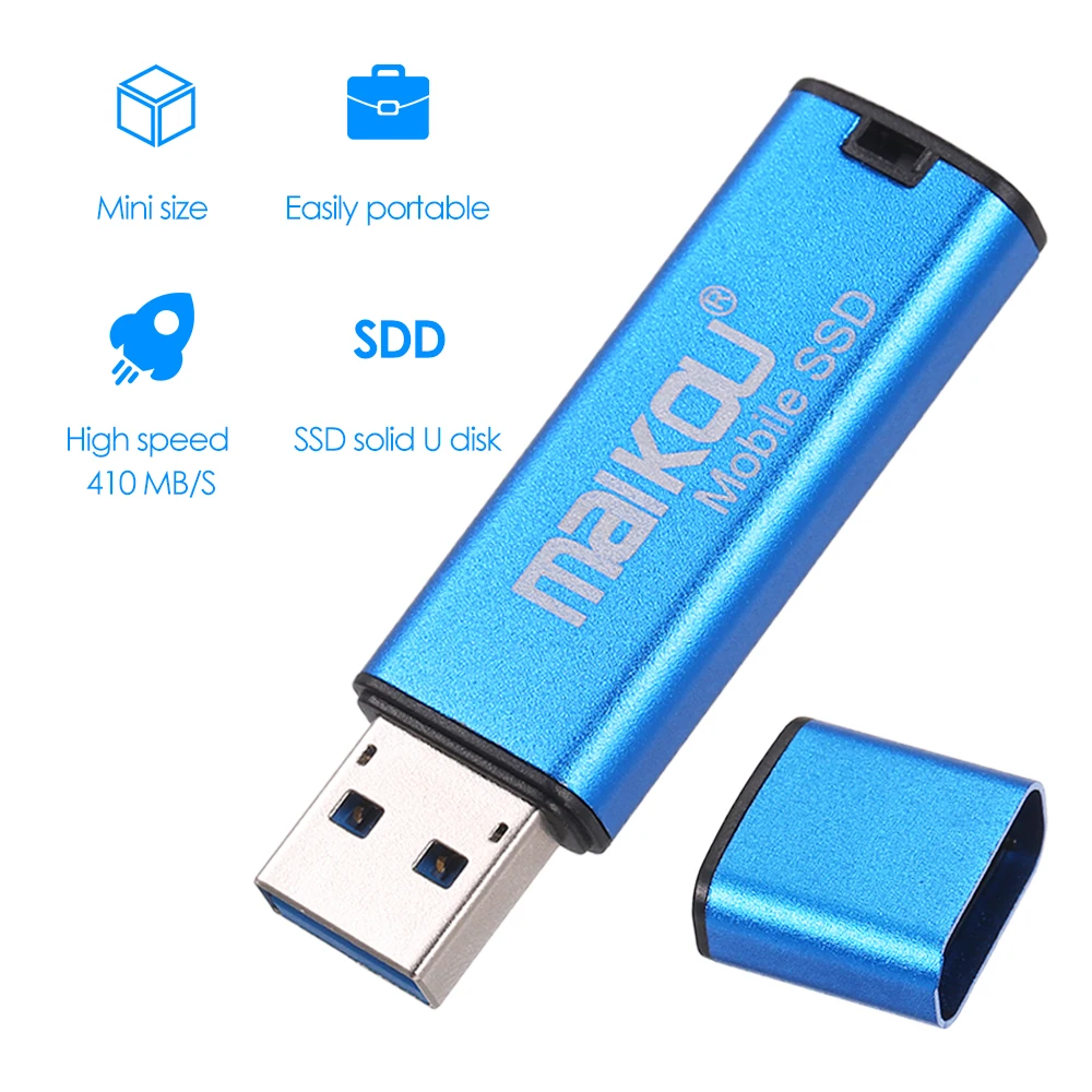 Мобильный Внешний SSD 64G 128G 256G USB жесткий диск вращающийся высокоскоростной USB флэш-диск USB3.0 Внешний SSD для ПК компьютера