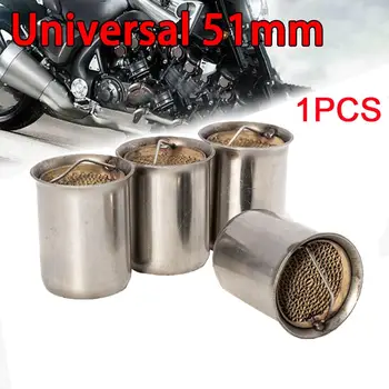 

Universal 51mm Stainless Steel Motorcycle Exhaust Muffler DB killer Silencer Noise Sound Reduce