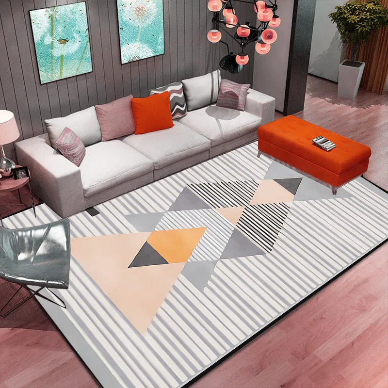 Европейский геометрический Коврик для гостиной, спальни, Противоскользящий коврик, модные кухонные ковры, коврики, цветочный художественный ковер