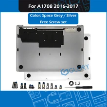 Серебряный серый A1708 нижний чехол для Macbook Pro retina 1" A1708 Нижняя крышка Нижняя оболочка
