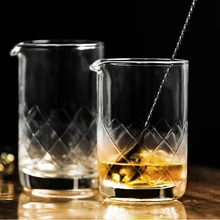 Японский Хрустальный бармен смешанный стакан для смешивания вина, чашка для перемешивания кухни, аксессуары для обеденных баров, Коктейльные виски, шейкеры, барная посуда