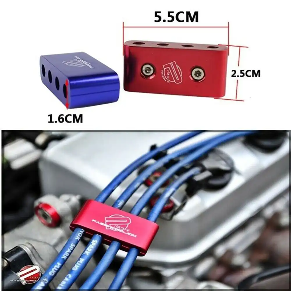 JDM Style Spark Plug Electrical Wire Clamp Separator Line Ignition Cable Clip