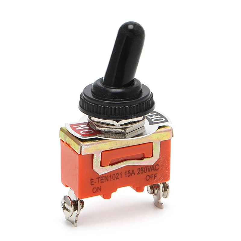 E-TEN1021 15A 250V SPST 2 терминал вкл. Выкл. Тумблер