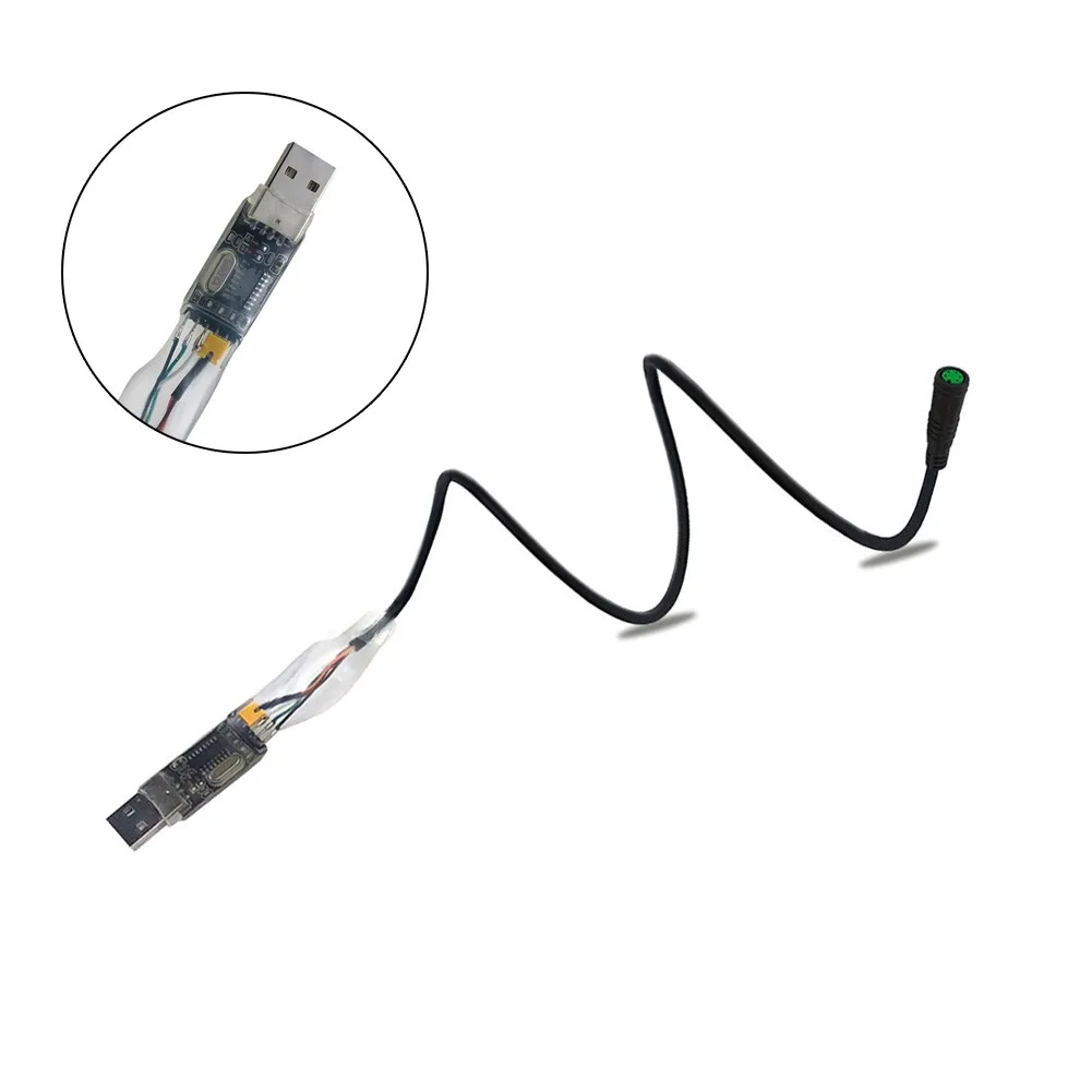 1PC For Bafang Programming 5Pin USB Cable For BBS01 BBS02 BBSHD Mid Drive Motor Change The Basic User Level Controller Parameter