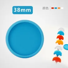 38 мм MushroomHoleButton блокнот Пластик записная книжка С ПЕРЕПЛЕТОМ с лист катушки 360 градусов Складная Пластик диск Пряжка Бумага клип принадлежности для офиса и школы