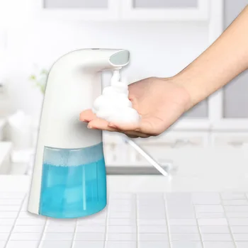 

Intelligent Automatic Soap Dispenser Rechargeable Induction Hand Disinfection Wash Device Foam Dispenser for Kitchen Bathroom
