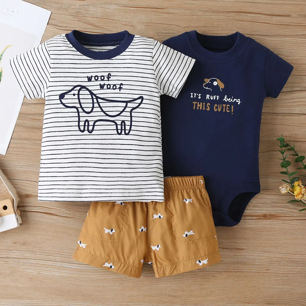 Baby Newborn Tops Cotton Cartoon Autumn Sleeve Unisex T shirt Tee Cute Clothes 