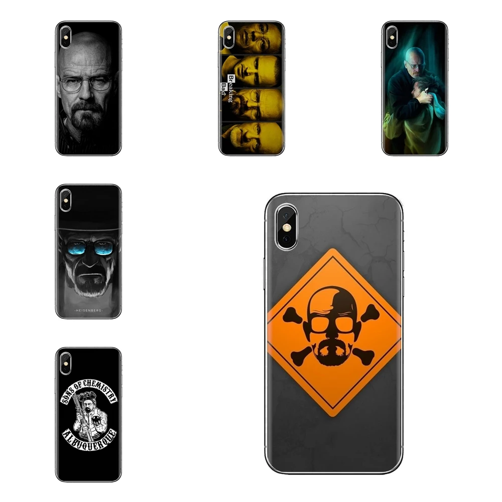 Transparent Soft Shell Covers Breaking Bad For Samsung Galaxy S2 S3 S4 S5 MINI S6 S7 edge S8 S9 Plus Note 2 3 4 5 8 Coque Fundas |