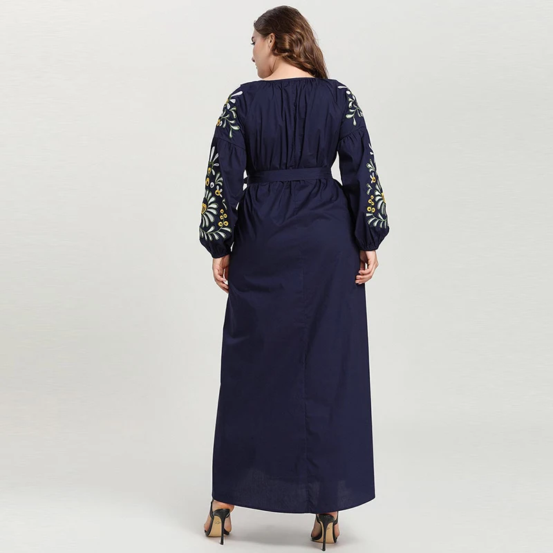 Осень Vestido Longo Плюс Размер Макси длинное платье женские одеяния женские платья vestidos robe Longue Femme Elbise Vetement Femme