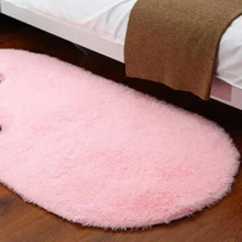 Плюшевый ворсистый мягкий ковер, ковер для спальни, противоскользящий напольный коврик, моющиеся домашние коврики
