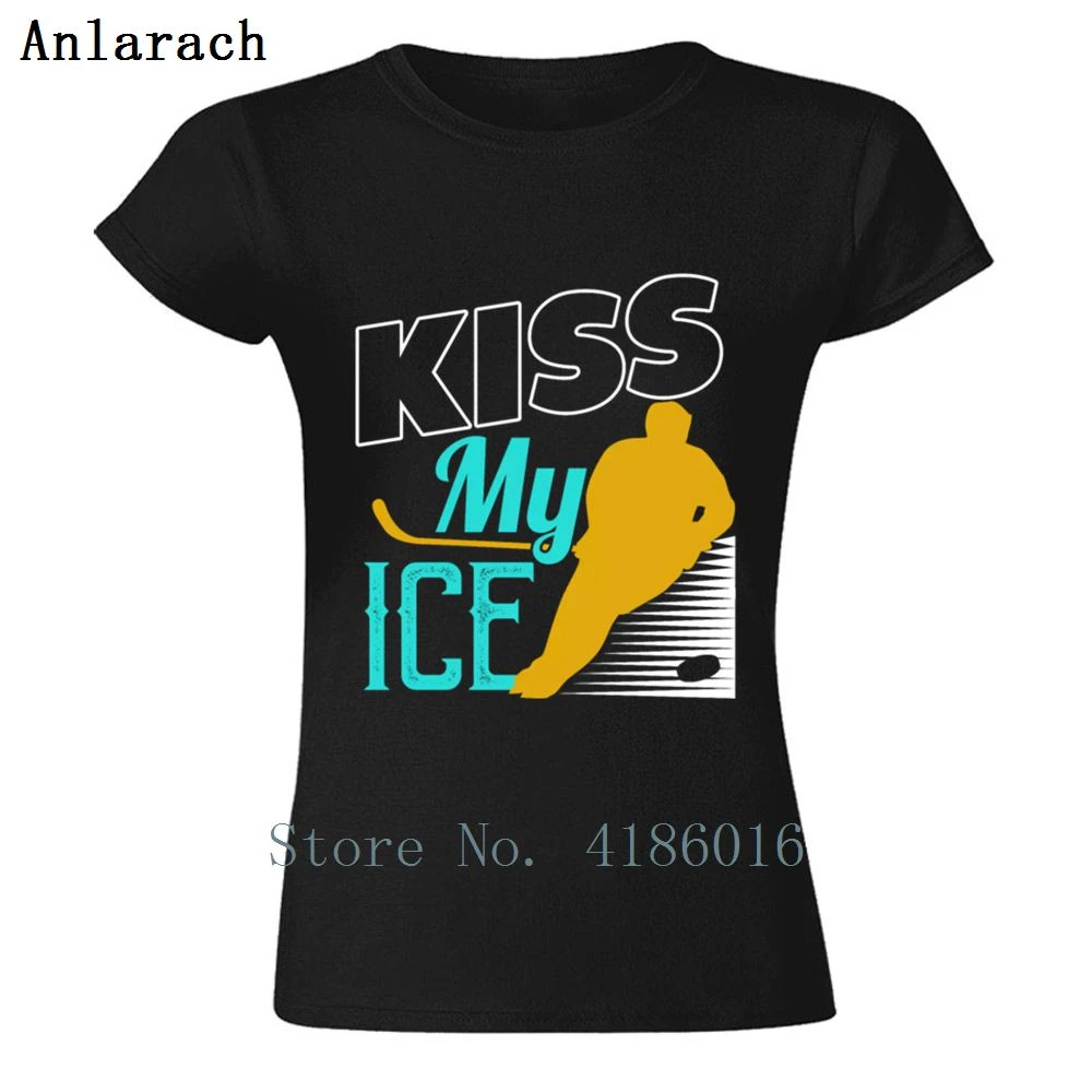 Kiss My Ice Hockey Player Tshirts Classic Fit Clothing Summer Style Letter Tshirt Personality Big Sizes Tops T Shirts Aliexpress