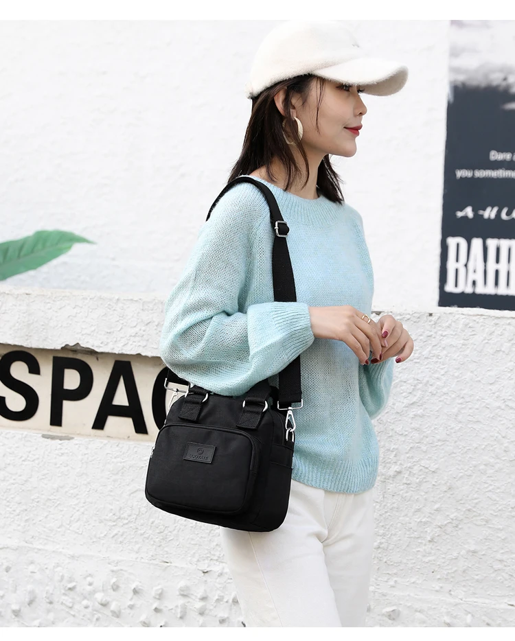 Women's Shoulder Bag Nylon Handbag Large Capacity New Fashion Messenger Bag Small Fashion Women's Single Shoulder Tote