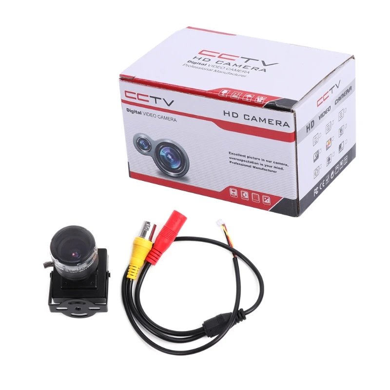 

HD 700TVL CMOS 2.8-12mm Zoom Lens Mini CCTV Security Camera Audio Video DIY New
