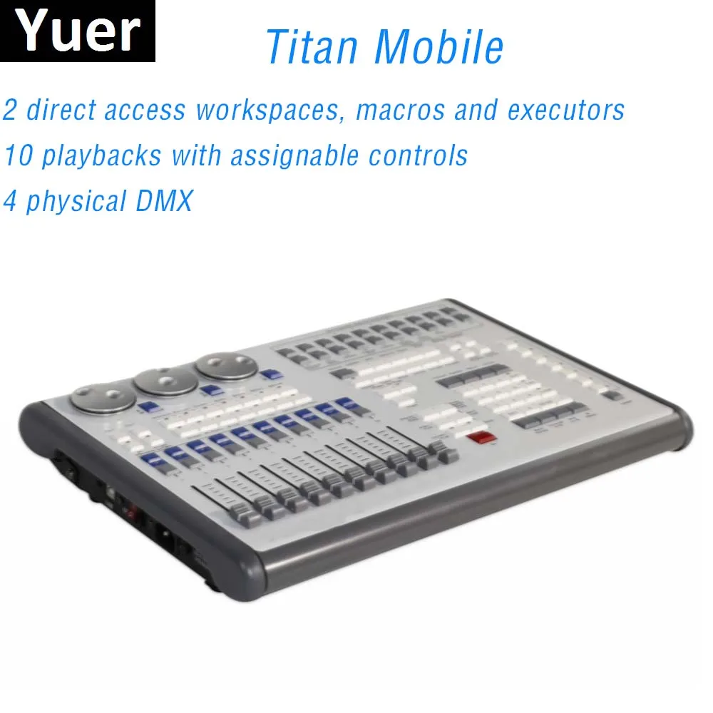 

Flight Case Pack TITAN Operating System Titan Mobile Professional Lighting Console Stage Controller For Stage Light DJ Equipment