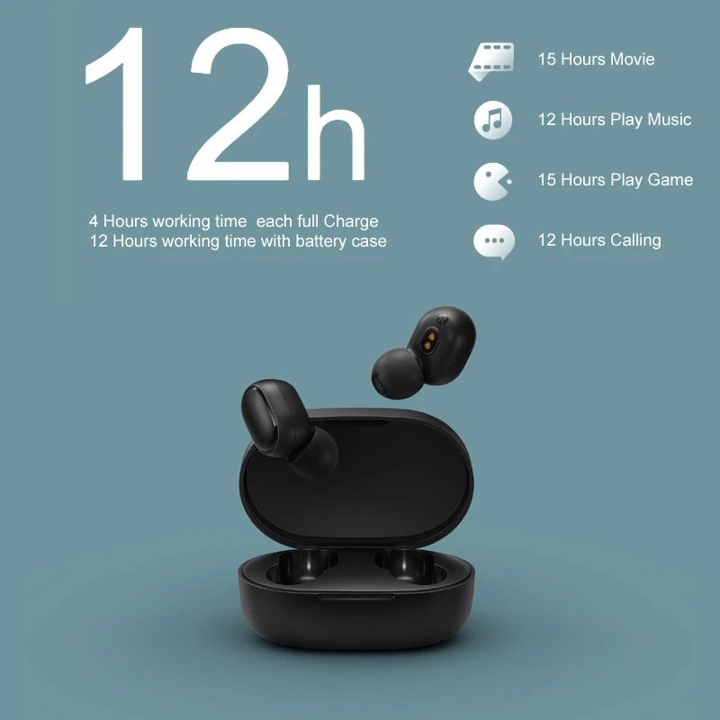 Оригинальные наушники Xiaomi Redmi Airdots беспроводные с голосовым управлением Bluetooth 5 0