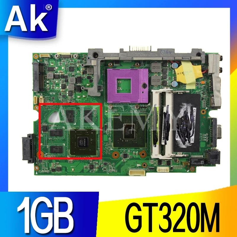 15 6 дюймовый выделенный K50ID материнская плата для ноутбука For Asus X5DI K50IE gT320M/1GB GPU