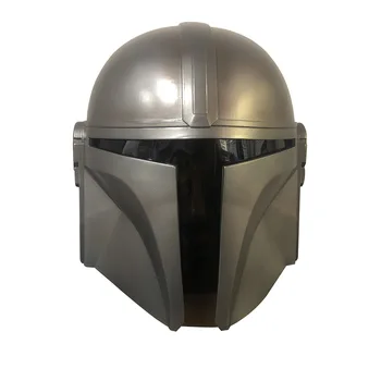 

Movie Star Wars Mask The Mandalorian Helmet Cosplay Jedi Mandalorian Mask Full Face PVC Masks Halloween party ball props Cosplay