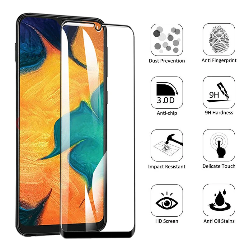 Чехол для samsung a30s a30 s чехол из закаленного стекла galaxy a 30 30a защитная пленка экрана