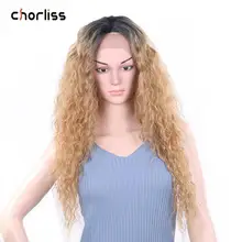 Синтетические парики на кружеве для женщин средняя часть длинные 28 дюймов мягкий Омбре блонд парик с темными корнями волнистые термостойкие волокна