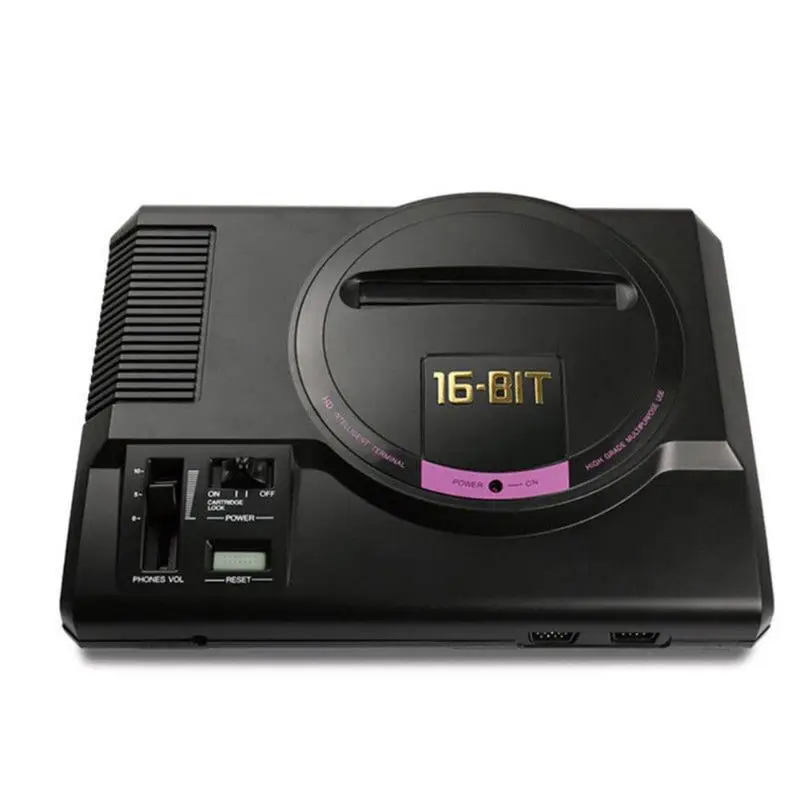 GTIPPOR 16BIT HD MEGA DRIVE MD1 TV VIDEO GAME CONSOLE WITH HDMI AV OUTPUT 2.4G WIRELESS CONTROLLER