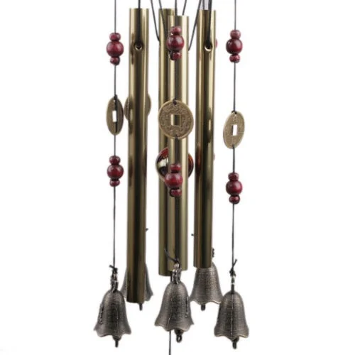 Удивительные резонансные 4 трубки Windchime Часовня Мелодия колокольчики ветер колокольчики Декор двора