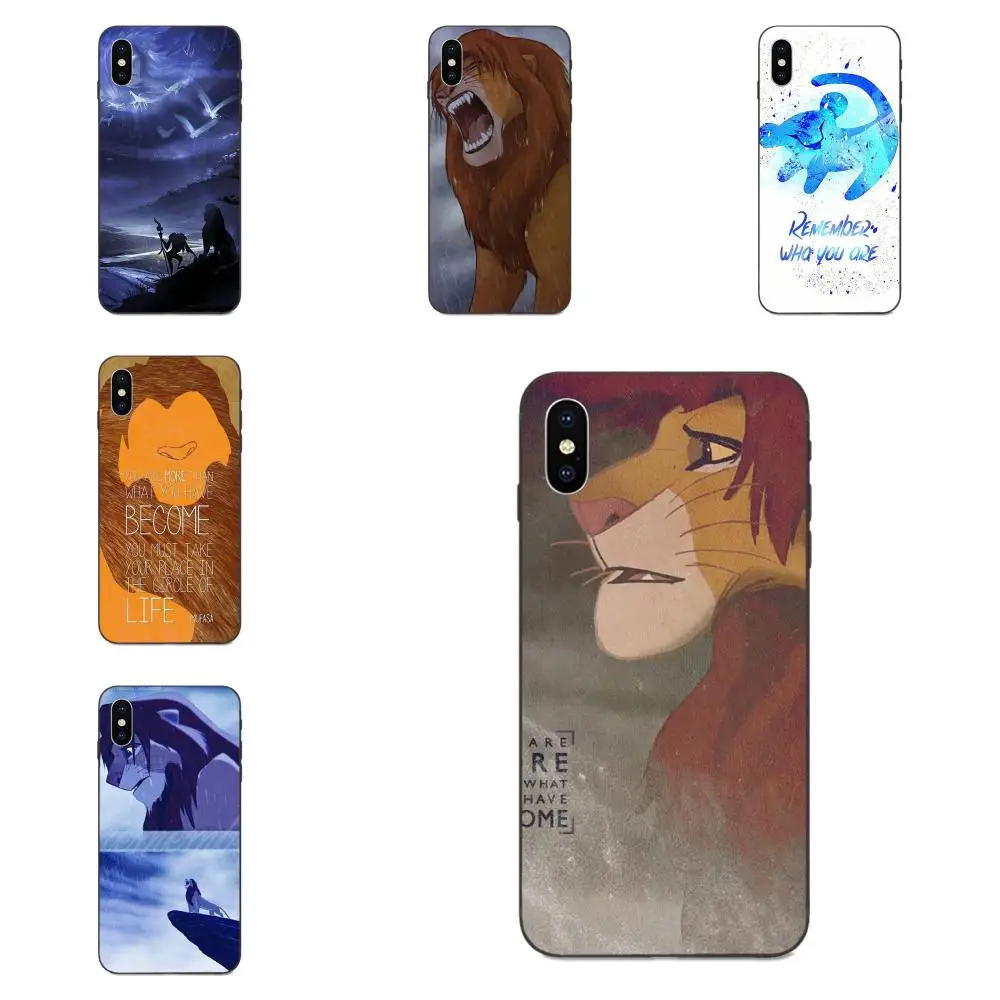 

Soft TPU Cover Cell Phone Cases The Lion King Remember Who You Are For Apple iPhone 4 4S 5 5S SE 6 6S 7 8 Plus X XS Max XR